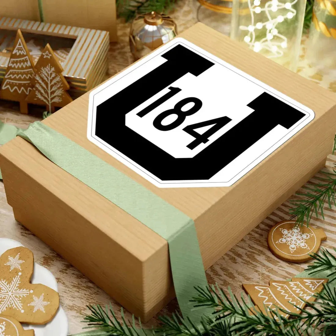 Utah 184 1954 (Utah) (Road Sign) STICKER Vinyl Kiss-Cut Decal - The Sticker Space