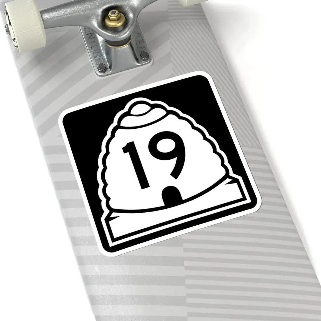 Utah 19 (Utah) (Road Sign) STICKER Vinyl Kiss-Cut Decal - The Sticker Space