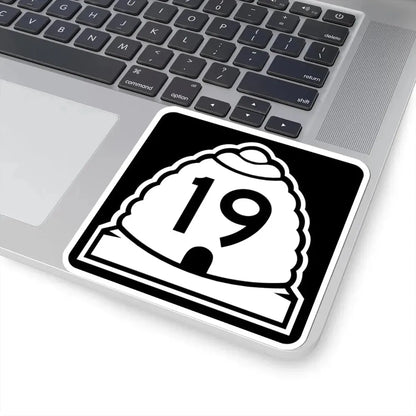 Utah 19 (Utah) (Road Sign) STICKER Vinyl Kiss-Cut Decal - The Sticker Space