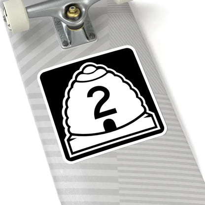 Utah 2 (Utah) (Road Sign) STICKER Vinyl Kiss-Cut Decal - The Sticker Space