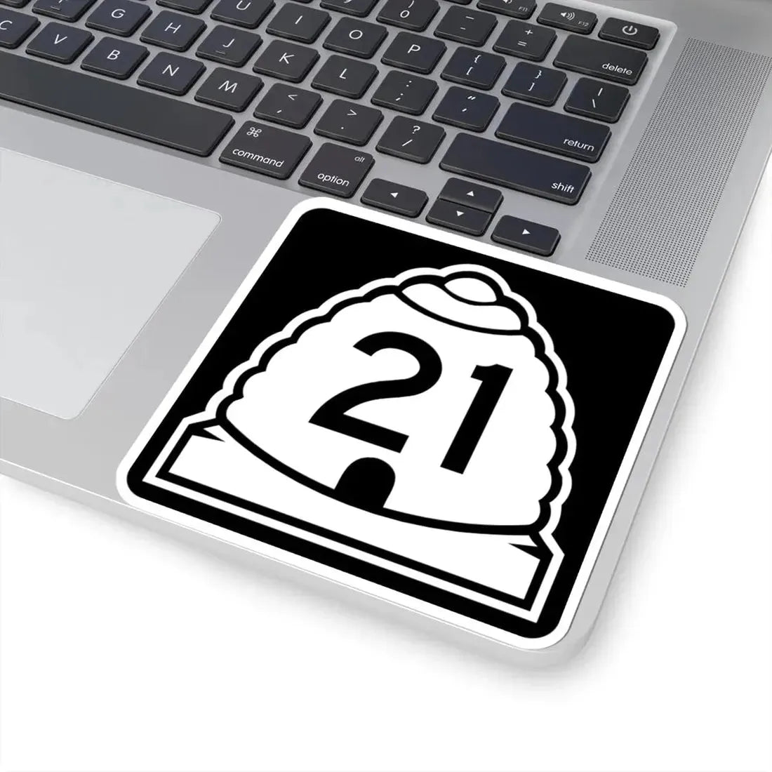 Utah 21 (Utah) (Road Sign) STICKER Vinyl Kiss-Cut Decal - The Sticker Space