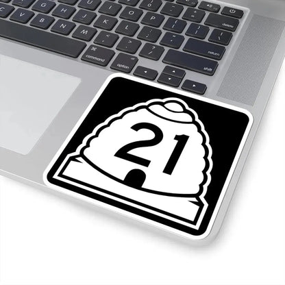 Utah 21 (Utah) (Road Sign) STICKER Vinyl Kiss-Cut Decal - The Sticker Space