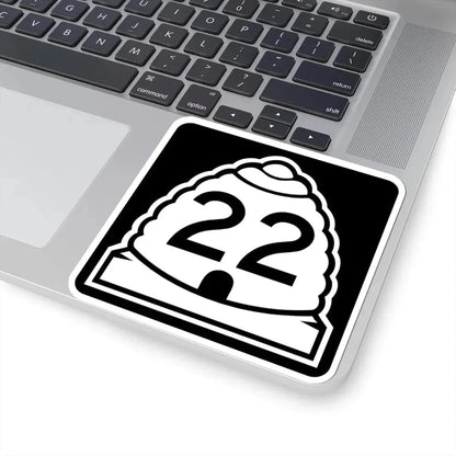 Utah 22 (Utah) (Road Sign) STICKER Vinyl Kiss-Cut Decal - The Sticker Space