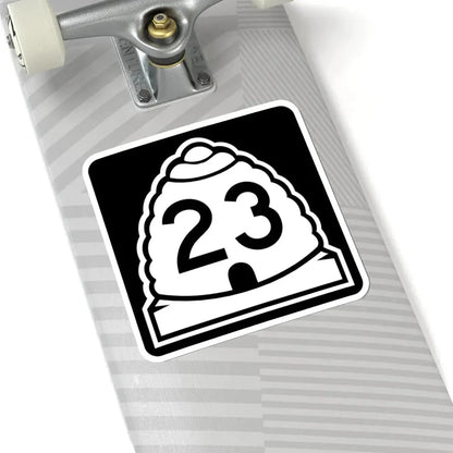 Utah 23 (Utah) (Road Sign) STICKER Vinyl Kiss-Cut Decal - The Sticker Space