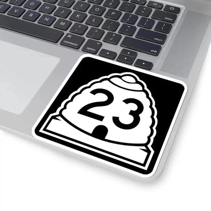 Utah 23 (Utah) (Road Sign) STICKER Vinyl Kiss-Cut Decal - The Sticker Space