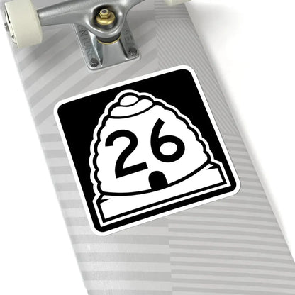 Utah 26 (Utah) (Road Sign) STICKER Vinyl Kiss-Cut Decal - The Sticker Space