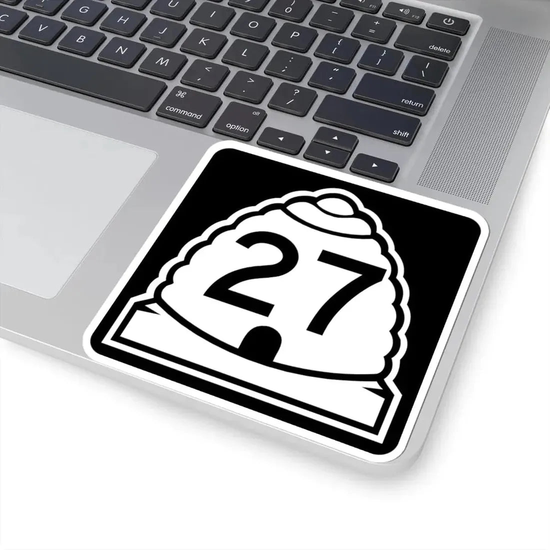 Utah 27 (Utah) (Road Sign) STICKER Vinyl Kiss-Cut Decal - The Sticker Space