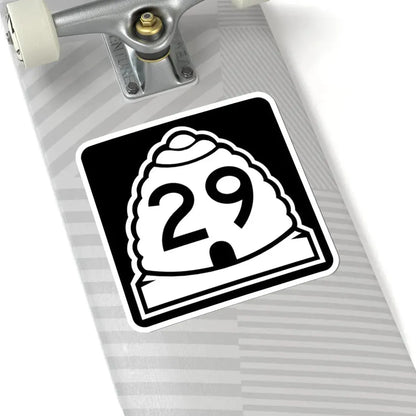 Utah 29 (Utah) (Road Sign) STICKER Vinyl Kiss-Cut Decal - The Sticker Space