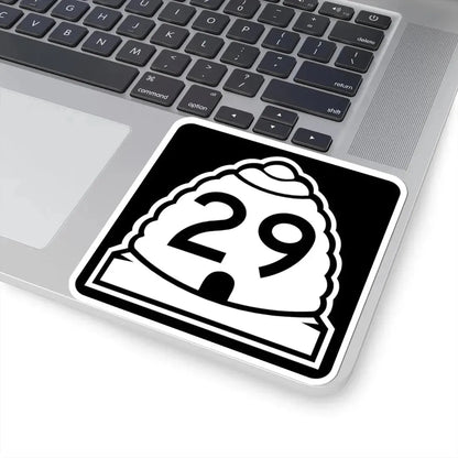 Utah 29 (Utah) (Road Sign) STICKER Vinyl Kiss-Cut Decal - The Sticker Space