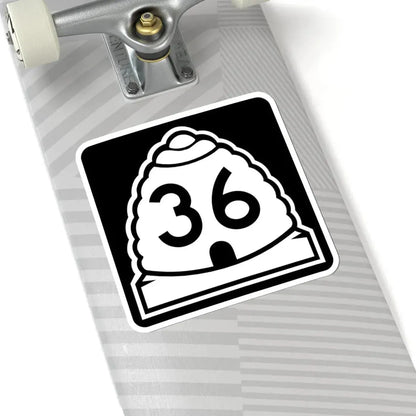Utah 36 (Utah) (Road Sign) STICKER Vinyl Kiss-Cut Decal - The Sticker Space