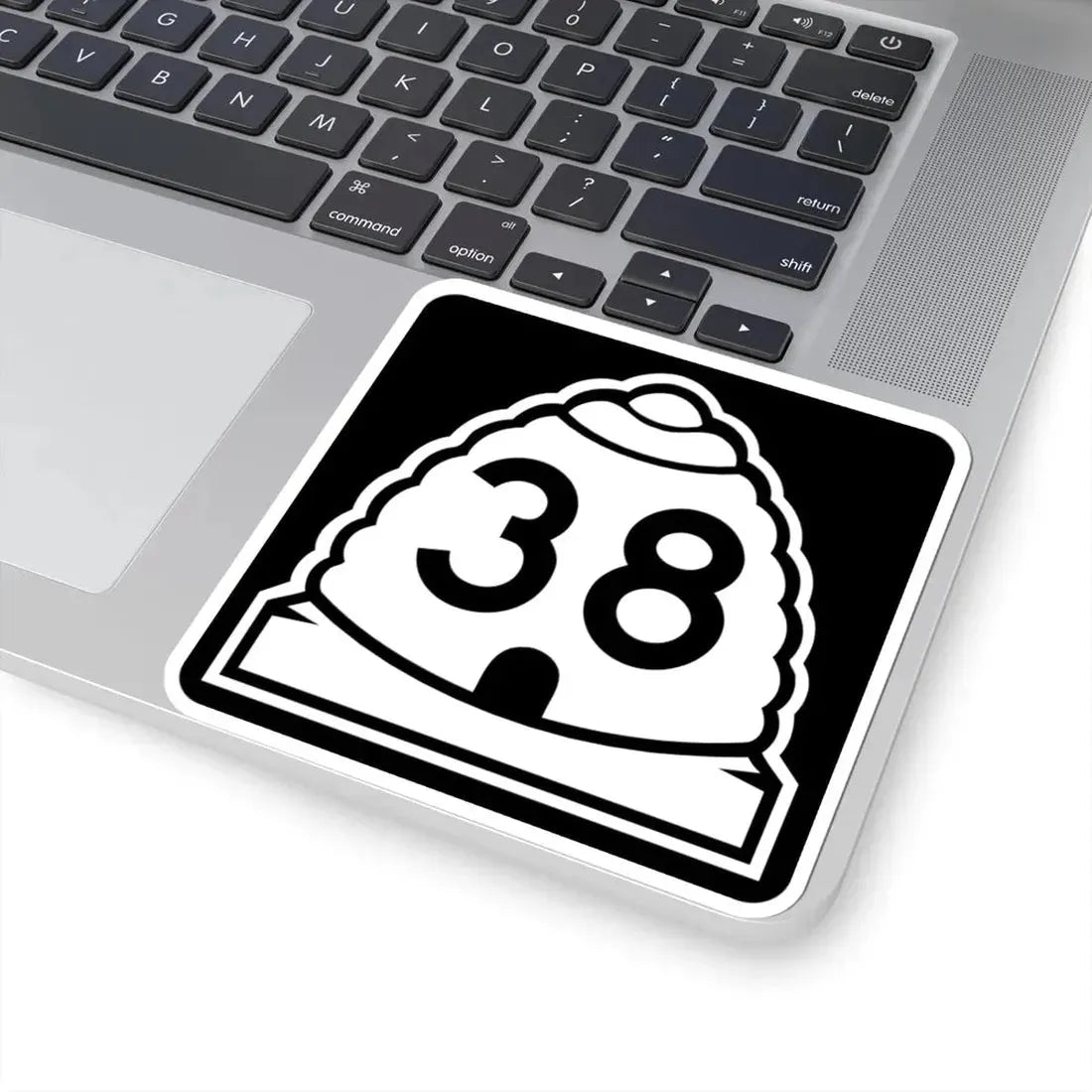 Utah 38 (Utah) (Road Sign) STICKER Vinyl Kiss-Cut Decal - The Sticker Space