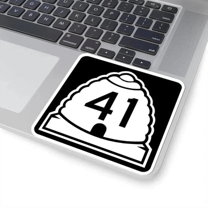 Utah 41 (Utah) (Road Sign) STICKER Vinyl Kiss-Cut Decal - The Sticker Space