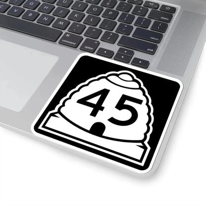 Utah 45 (Utah) (Road Sign) STICKER Vinyl Kiss-Cut Decal - The Sticker Space