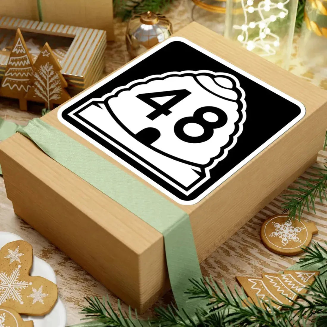 Utah 48 (Utah) (Road Sign) STICKER Vinyl Kiss-Cut Decal - The Sticker Space