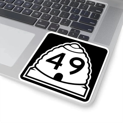 Utah 49 (Utah) (Road Sign) STICKER Vinyl Kiss-Cut Decal - The Sticker Space
