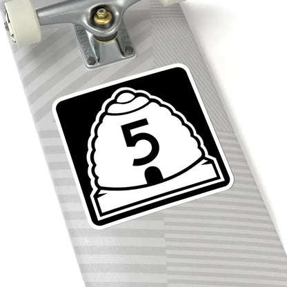 Utah 5 (Utah) (Road Sign) STICKER Vinyl Kiss-Cut Decal - The Sticker Space