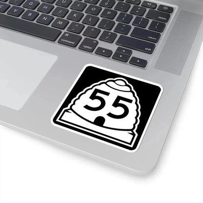 Utah 55 (Utah) (Road Sign) STICKER Vinyl Kiss-Cut Decal - The Sticker Space