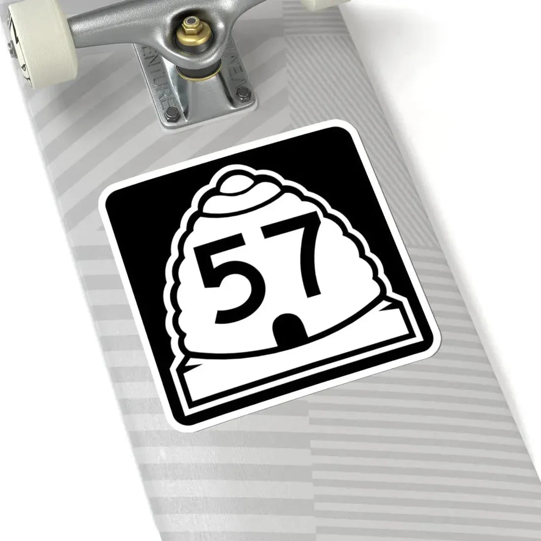 Utah 57 (Utah) (Road Sign) STICKER Vinyl Kiss-Cut Decal - The Sticker Space