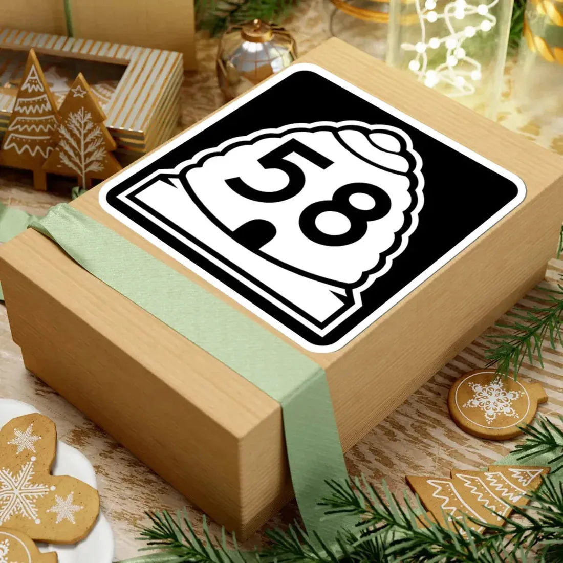 Utah 58 (Utah) (Road Sign) STICKER Vinyl Kiss-Cut Decal - The Sticker Space