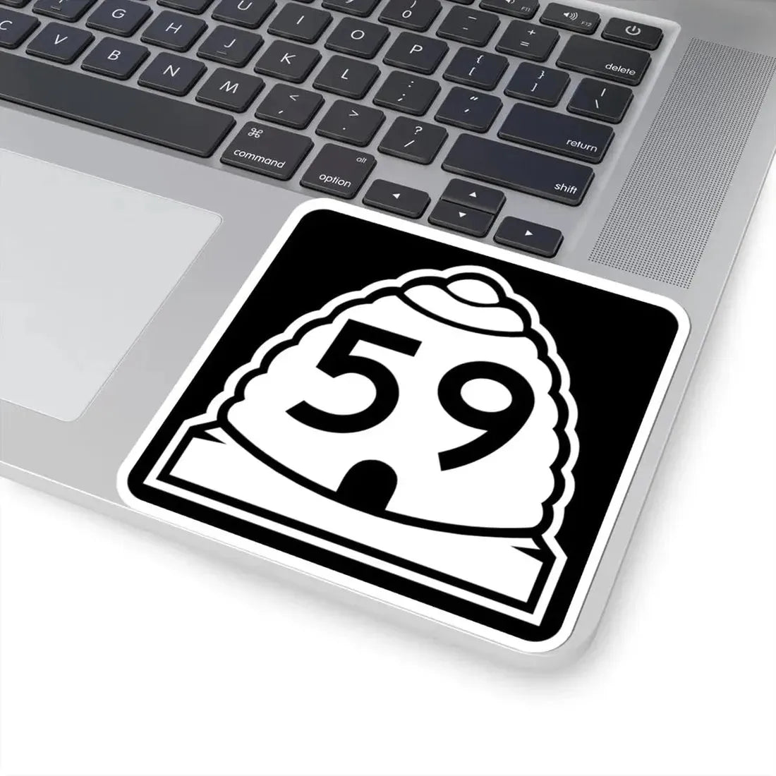 Utah 59 (Utah) (Road Sign) STICKER Vinyl Kiss-Cut Decal - The Sticker Space