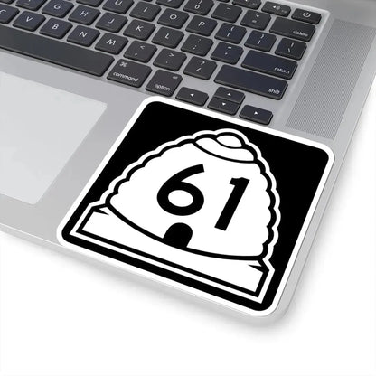 Utah 61 (Utah) (Road Sign) STICKER Vinyl Kiss-Cut Decal - The Sticker Space