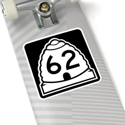 Utah 62 (Utah) (Road Sign) STICKER Vinyl Kiss-Cut Decal - The Sticker Space