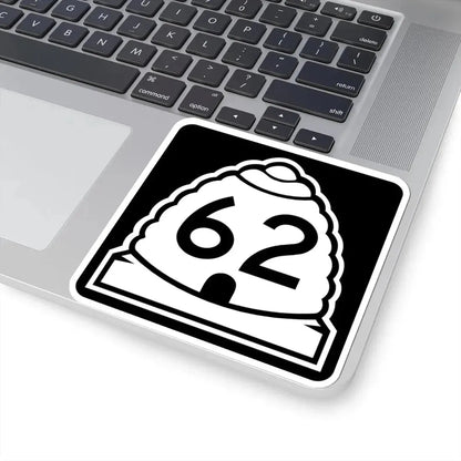 Utah 62 (Utah) (Road Sign) STICKER Vinyl Kiss-Cut Decal - The Sticker Space