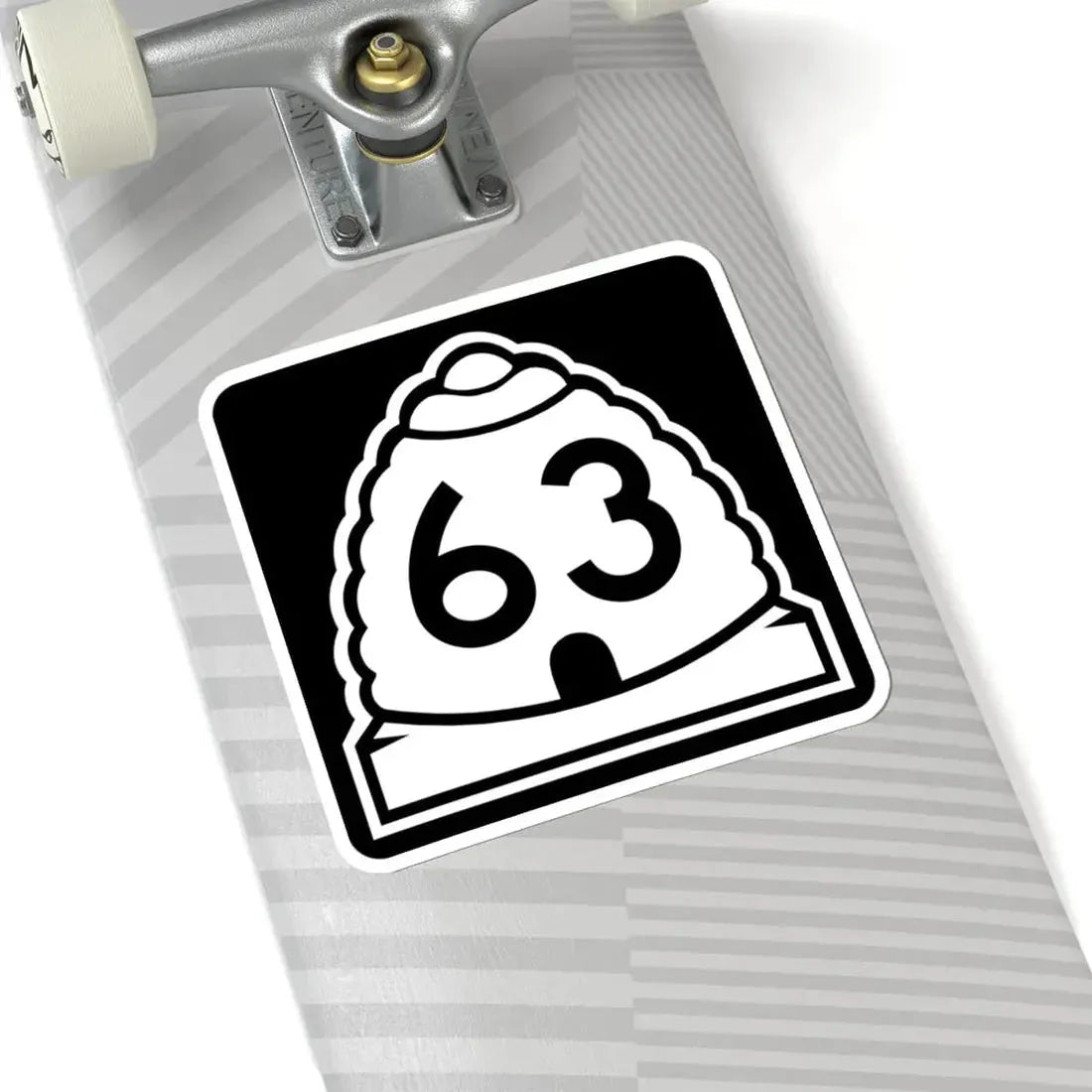 Utah 63 (Utah) (Road Sign) STICKER Vinyl Kiss-Cut Decal - The Sticker Space