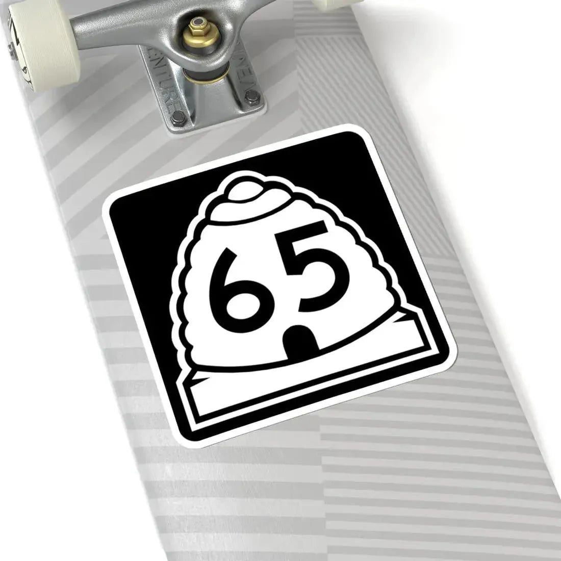 Utah 65 (Utah) (Road Sign) STICKER Vinyl Kiss-Cut Decal - The Sticker Space