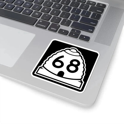 Utah 68 (Utah) (Road Sign) STICKER Vinyl Kiss-Cut Decal - The Sticker Space