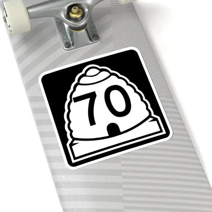 Utah 70 (Utah) (Road Sign) STICKER Vinyl Kiss-Cut Decal - The Sticker Space