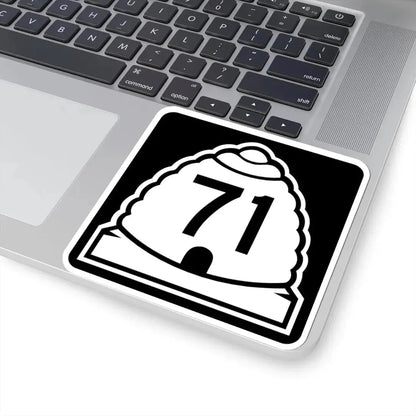 Utah 71 (Utah) (Road Sign) STICKER Vinyl Kiss-Cut Decal - The Sticker Space