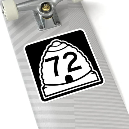 Utah 72 (Utah) (Road Sign) STICKER Vinyl Kiss-Cut Decal - The Sticker Space