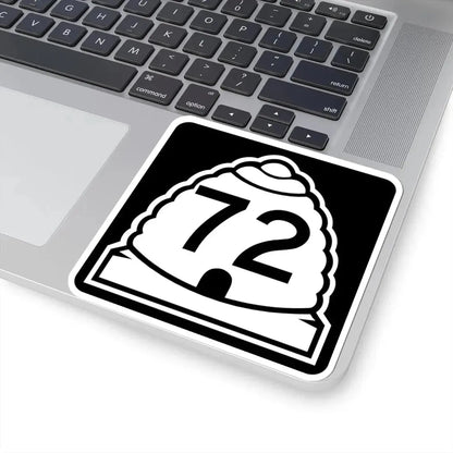 Utah 72 (Utah) (Road Sign) STICKER Vinyl Kiss-Cut Decal - The Sticker Space