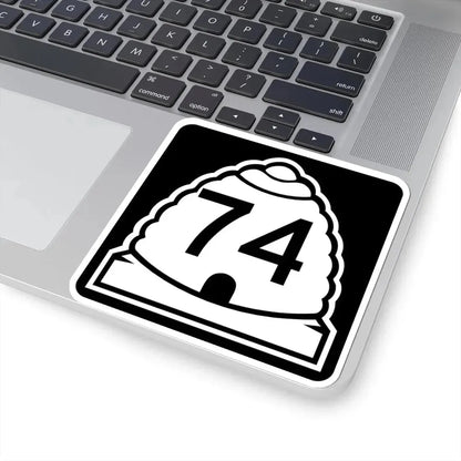 Utah 74 (Utah) (Road Sign) STICKER Vinyl Kiss-Cut Decal - The Sticker Space