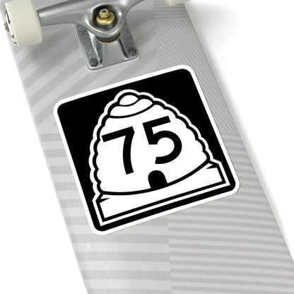 Utah 75 (Utah) (Road Sign) STICKER Vinyl Kiss-Cut Decal - The Sticker Space