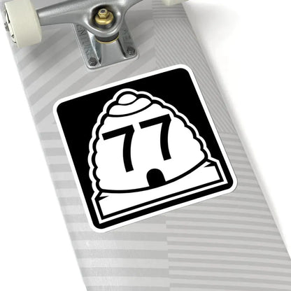 Utah 77 (Utah) (Road Sign) STICKER Vinyl Kiss-Cut Decal - The Sticker Space