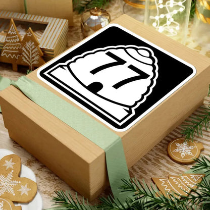 Utah 77 (Utah) (Road Sign) STICKER Vinyl Kiss-Cut Decal - The Sticker Space