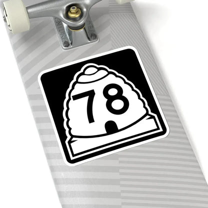 Utah 78 (Utah) (Road Sign) STICKER Vinyl Kiss-Cut Decal - The Sticker Space