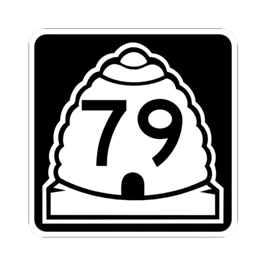 Utah 79 (Utah) (Road Sign) STICKER Vinyl Kiss-Cut Decal 2 Inch White - The Sticker Space