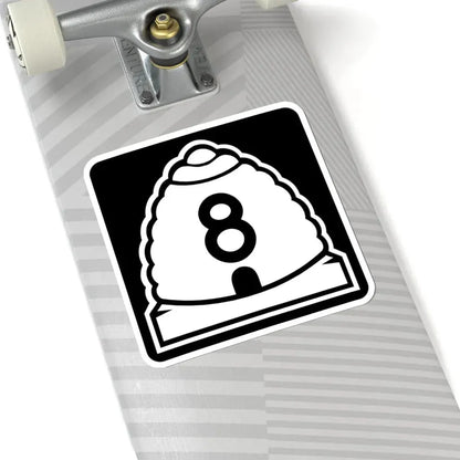 Utah 8 (Utah) (Road Sign) STICKER Vinyl Kiss-Cut Decal - The Sticker Space