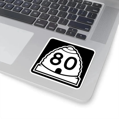 Utah 80 (Utah) (Road Sign) STICKER Vinyl Kiss-Cut Decal - The Sticker Space