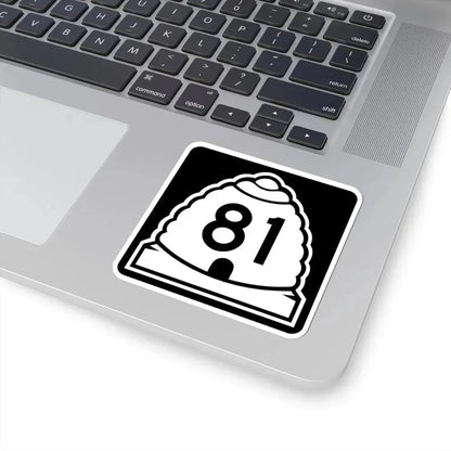 Utah 81 (Utah) (Road Sign) STICKER Vinyl Kiss-Cut Decal - The Sticker Space