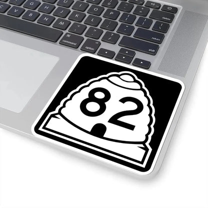 Utah 82 (Utah) (Road Sign) STICKER Vinyl Kiss-Cut Decal - The Sticker Space