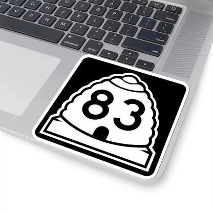 Utah 83 (Utah) (Road Sign) STICKER Vinyl Kiss-Cut Decal - The Sticker Space