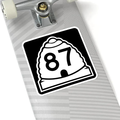 Utah 87 (Utah) (Road Sign) STICKER Vinyl Kiss-Cut Decal - The Sticker Space