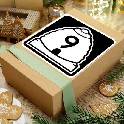 Utah 9 (Utah) (Road Sign) STICKER Vinyl Kiss-Cut Decal - The Sticker Space