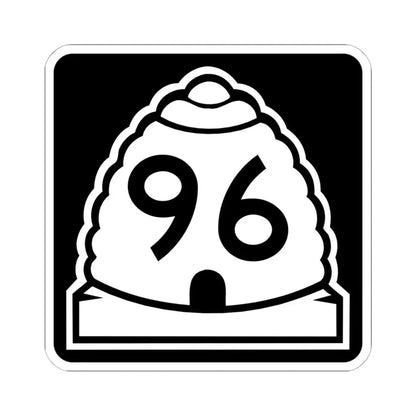 Utah 96 (Utah) (Road Sign) STICKER Vinyl Kiss-Cut Decal 6 Inch White - The Sticker Space