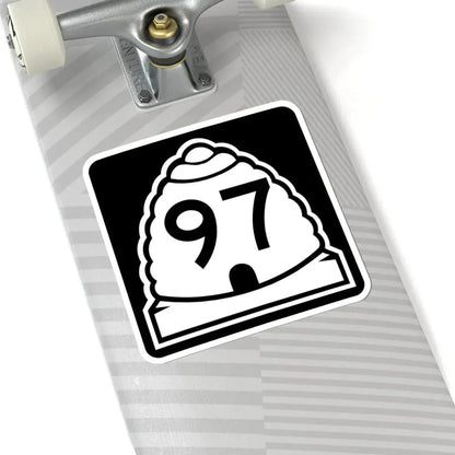 Utah 97 (Utah) (Road Sign) STICKER Vinyl Kiss-Cut Decal - The Sticker Space