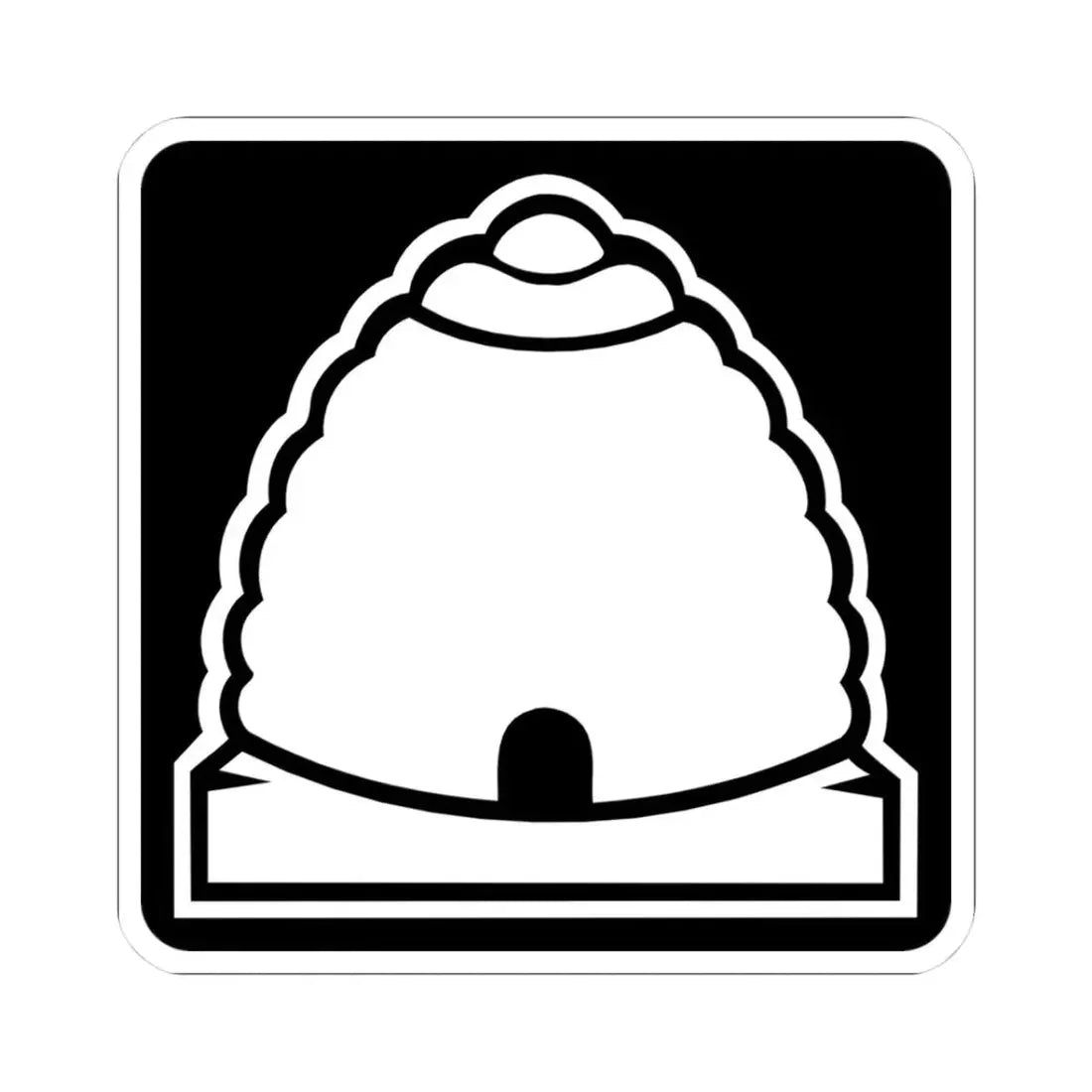 Utah blank (Utah) (Road Sign) STICKER Vinyl Kiss-Cut Decal 3 Inch White - The Sticker Space